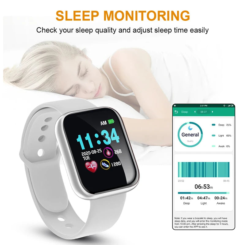 The Universal Fit Smartwatch: Waterproof Fitness Tracker for All Phones (Xiaomi, Huawei & More)