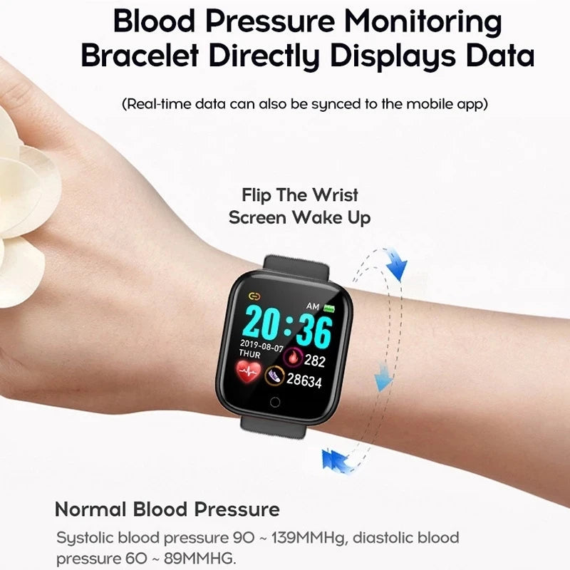 The Universal Fit Smartwatch: Waterproof Fitness Tracker for All Phones (Xiaomi, Huawei & More)