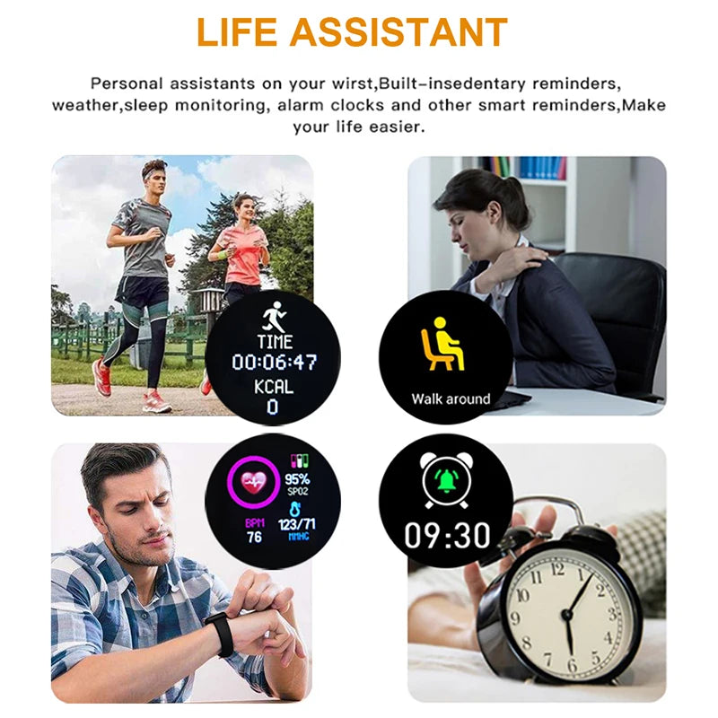 The Universal Fit Smartwatch: Waterproof Fitness Tracker for All Phones (Xiaomi, Huawei & More)