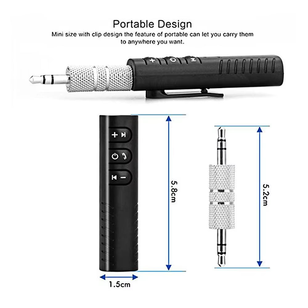 Instant Car Bluetooth Upgrade: 3.5mm AUX Audio Receiver & Transmitter